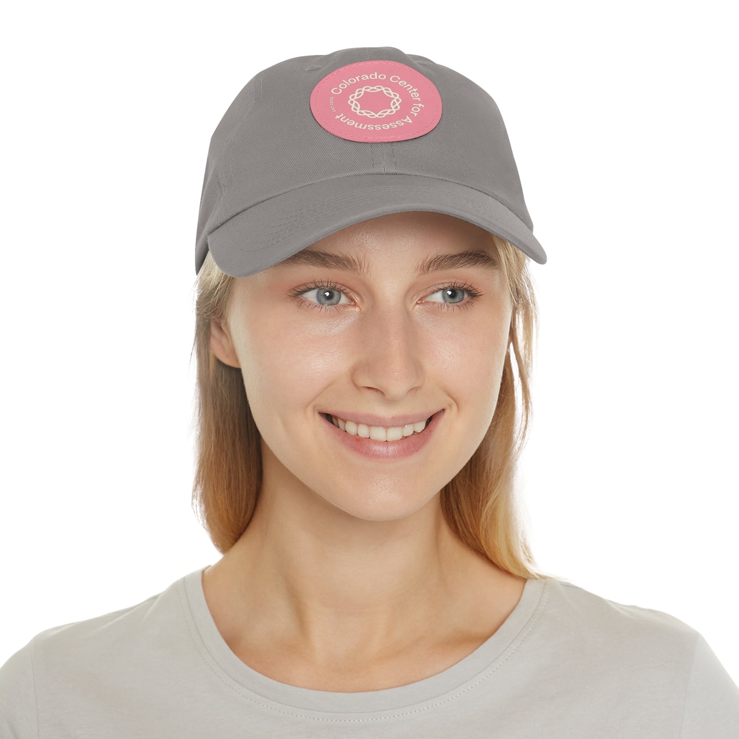 Hat with Leather Patch - CCA Dad Hat