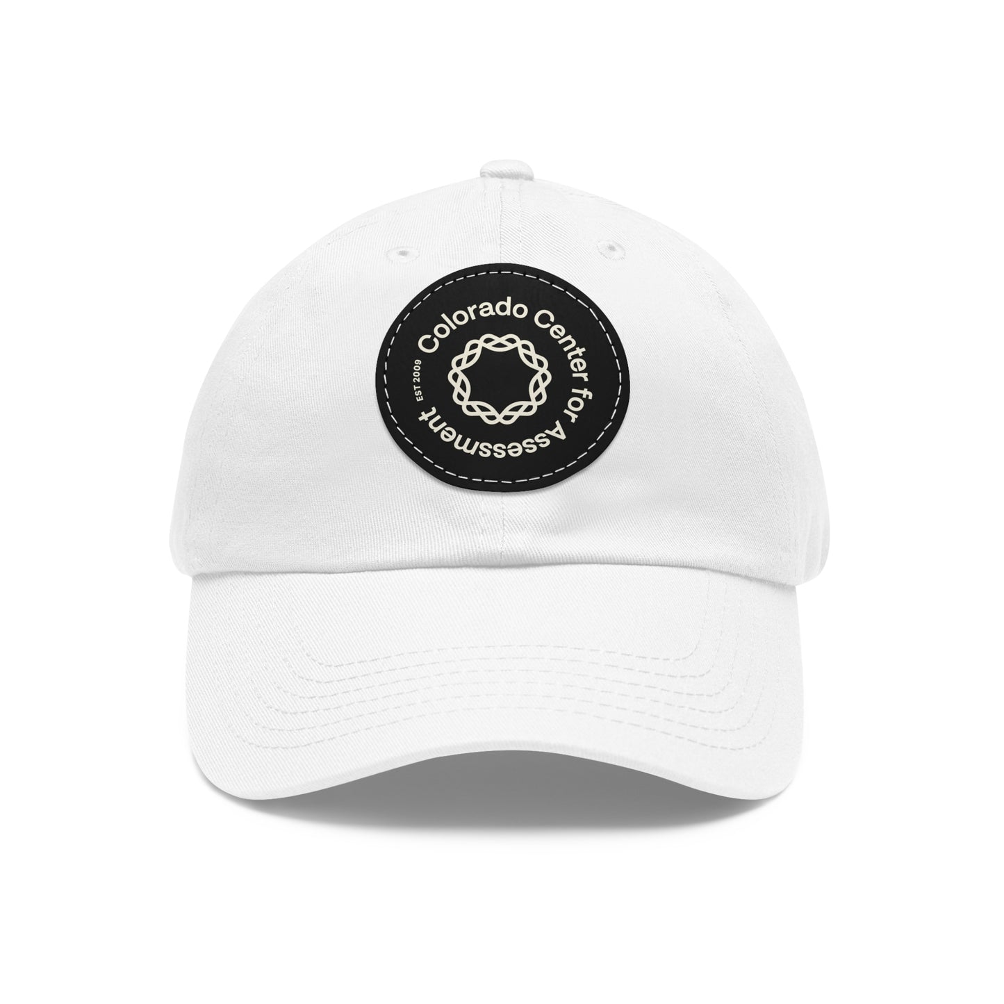 Hat with Leather Patch - CCA Dad Hat