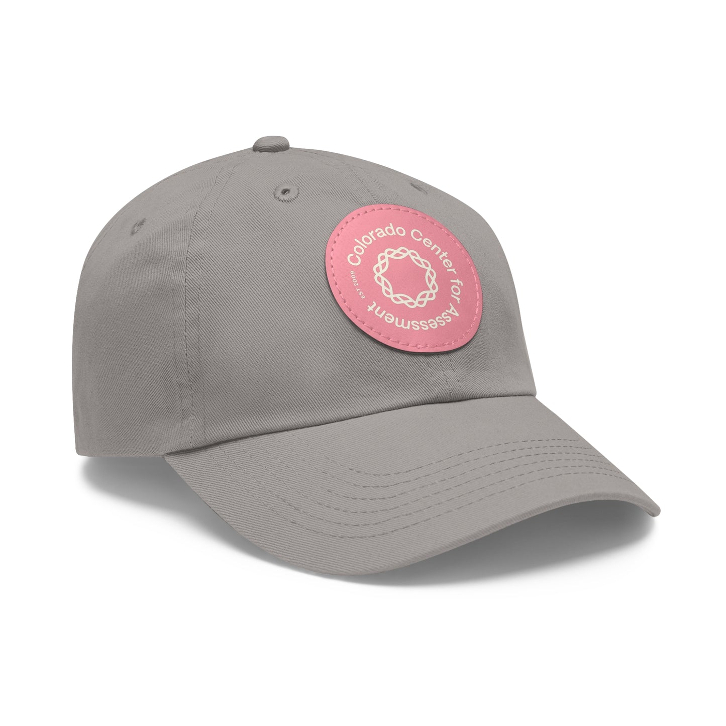 Hat with Leather Patch - CCA Dad Hat