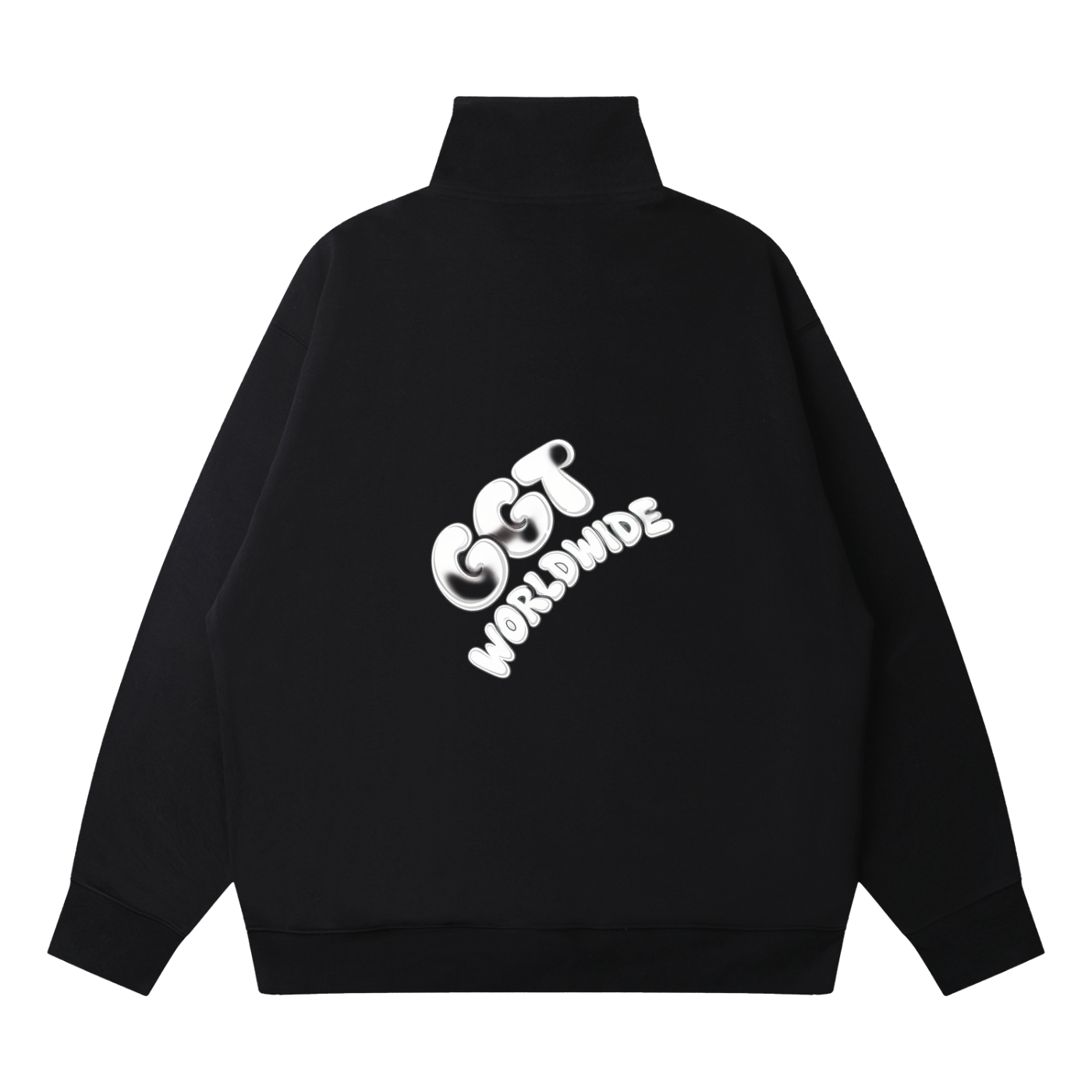 Quarter-Zip Drop Shoulder Sweatshirt