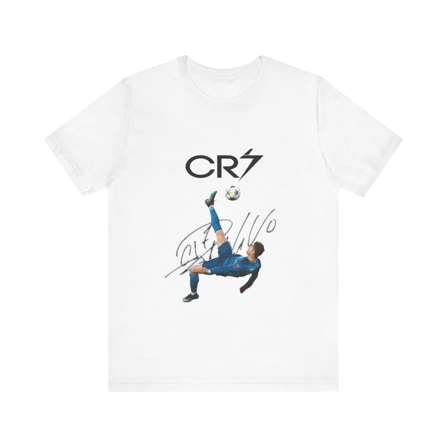 Cristiano Ronaldo Bicycle Kick Graphic Tee Shirt