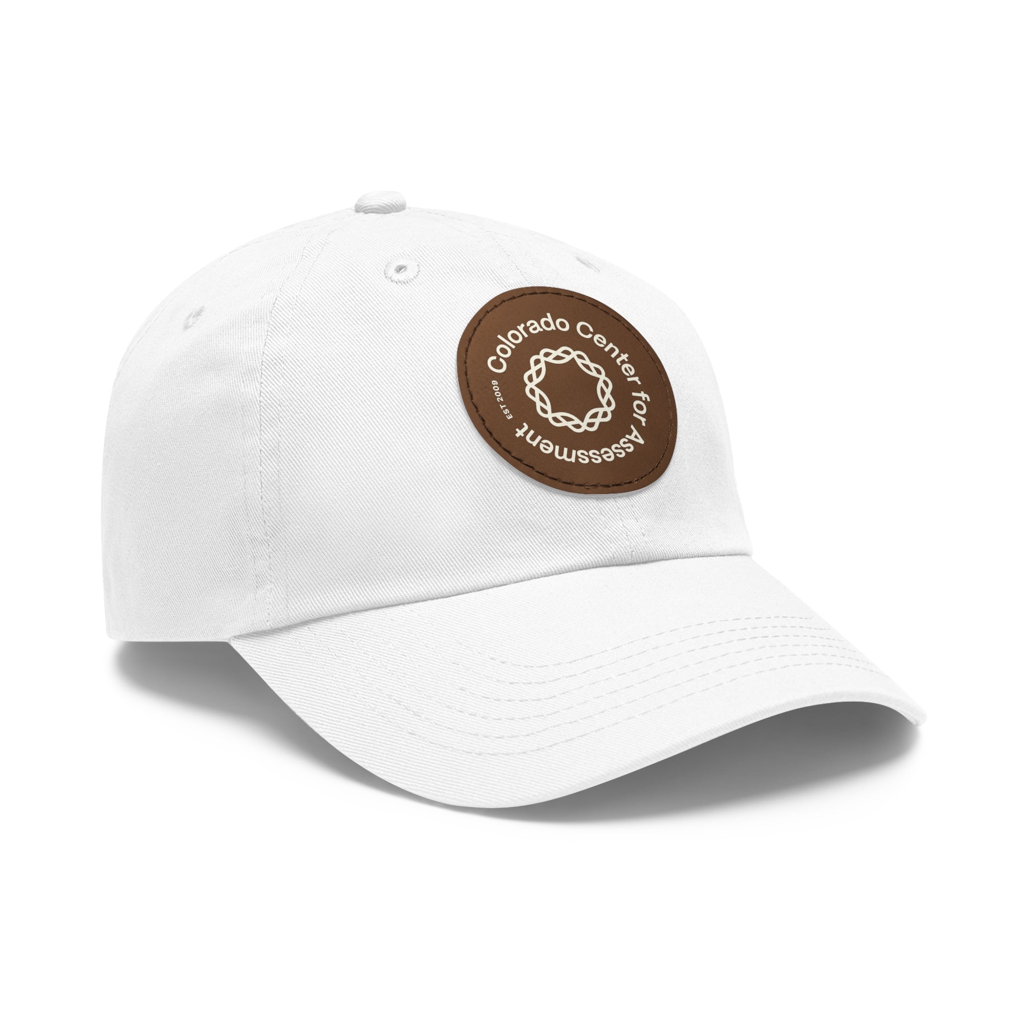 Hat with Leather Patch - CCA Dad Hat