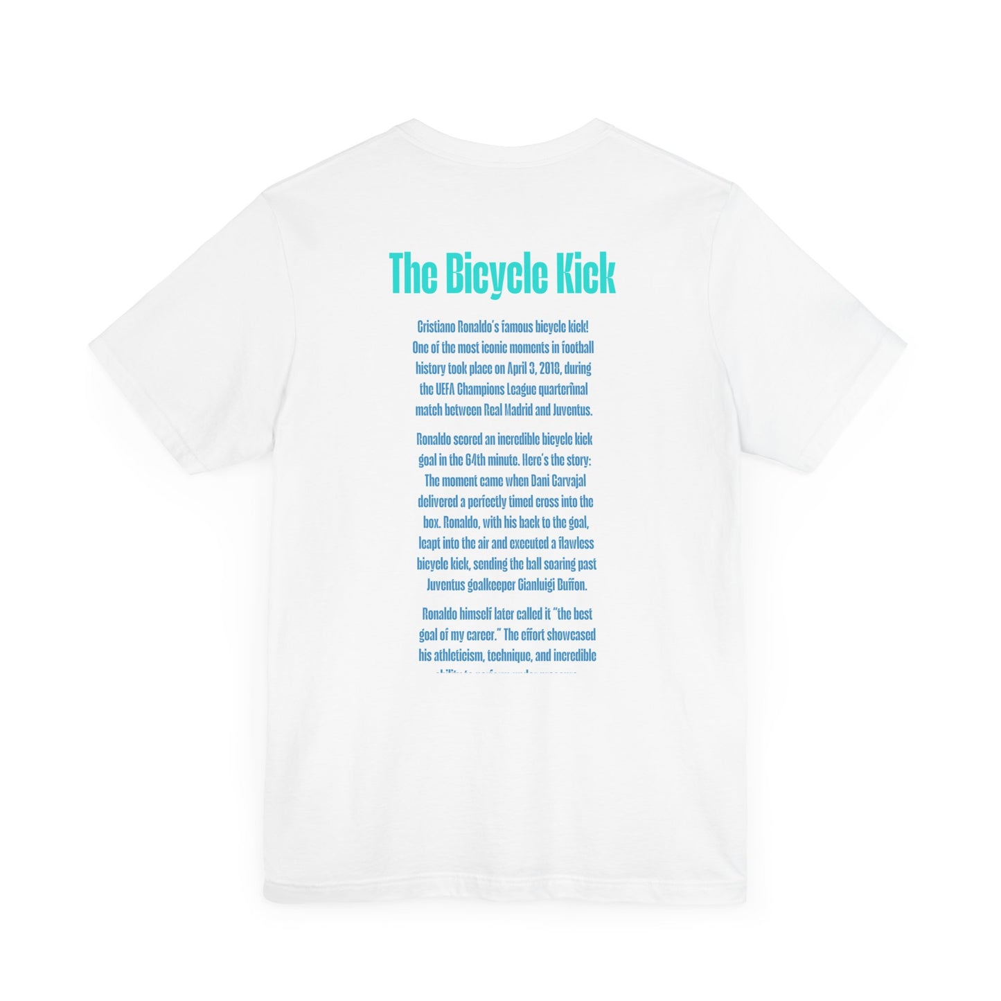 Cristiano Ronaldo Bicycle Kick Graphic Tee Shirt