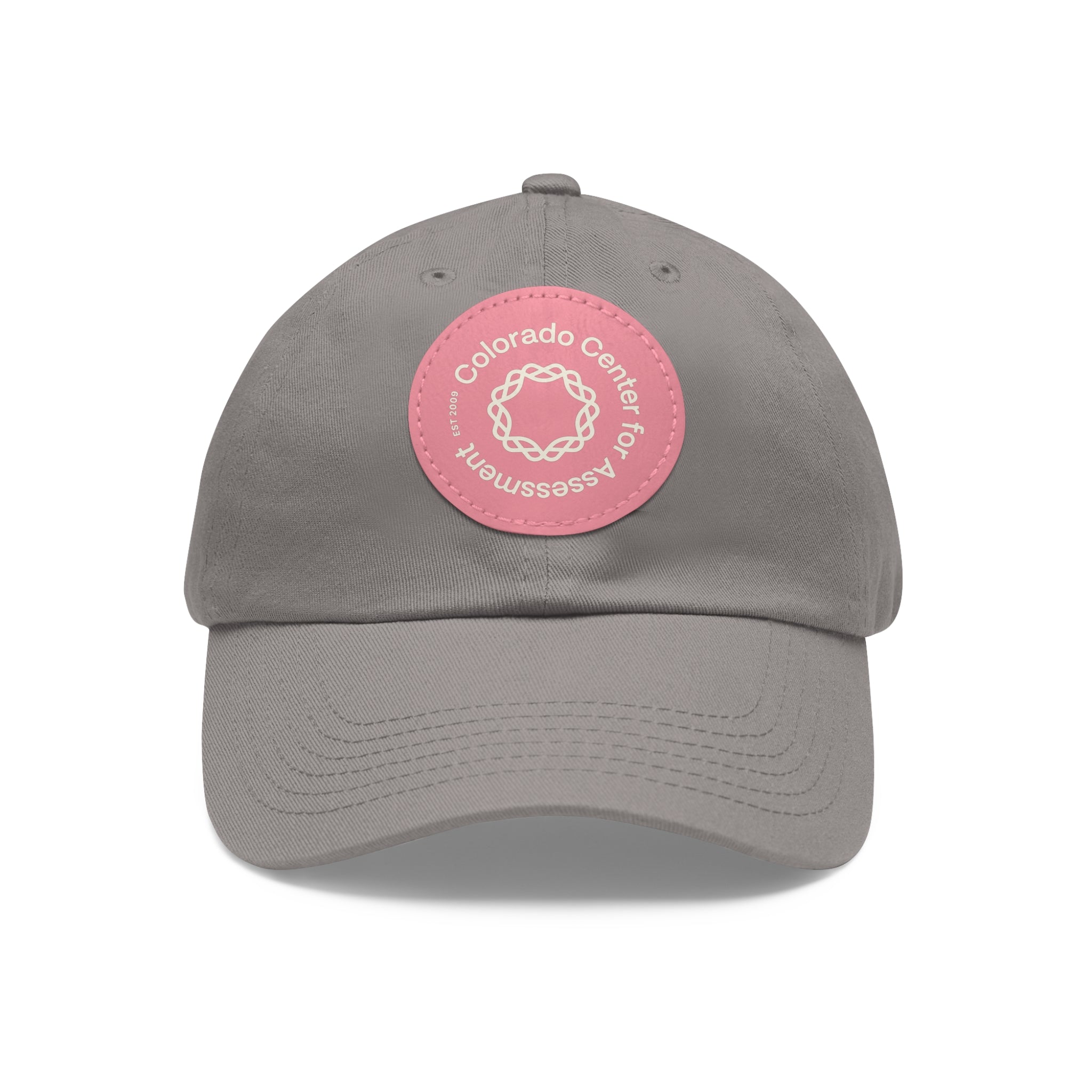 Hat with Leather Patch - CCA Dad Hat
