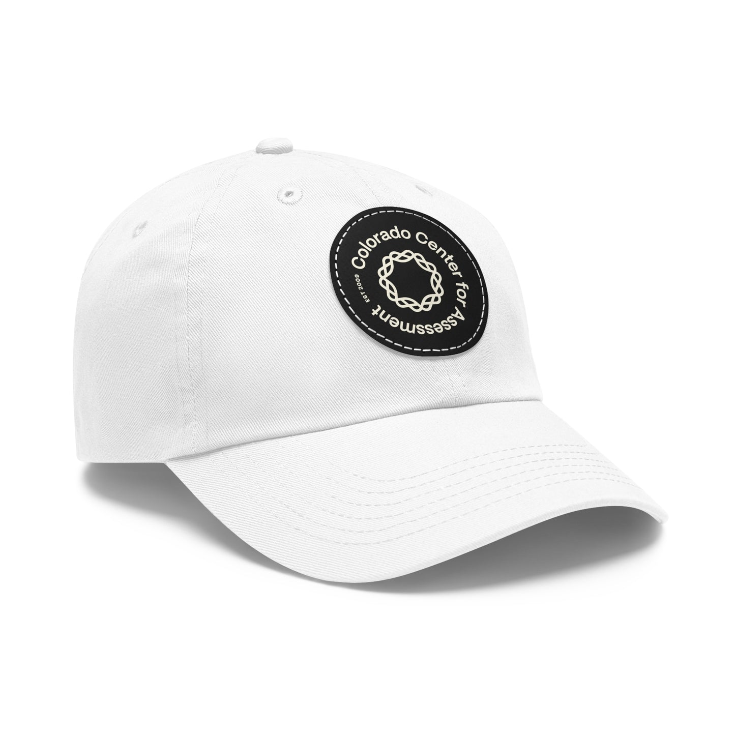 Hat with Leather Patch - CCA Dad Hat
