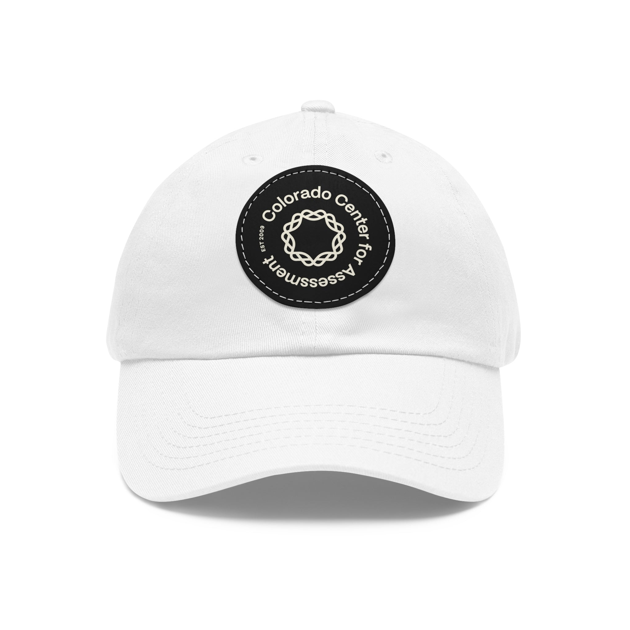 Hat with Leather Patch - CCA Dad Hat
