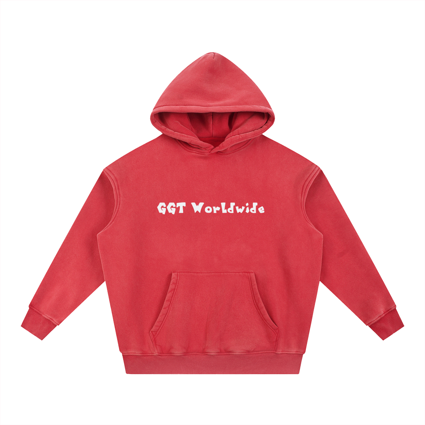 Snow Wash Fleece Oversize Hoodie