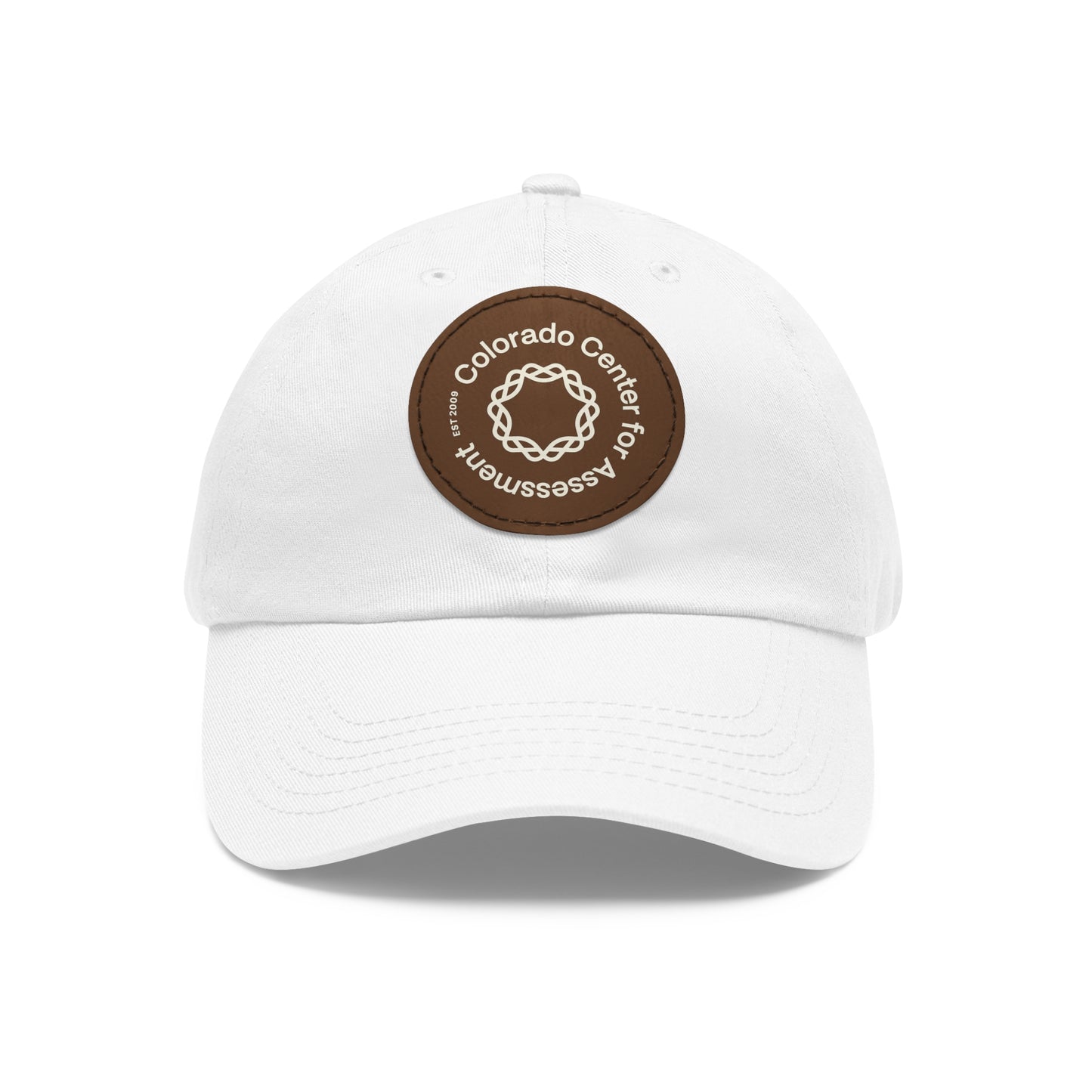 Hat with Leather Patch - CCA Dad Hat