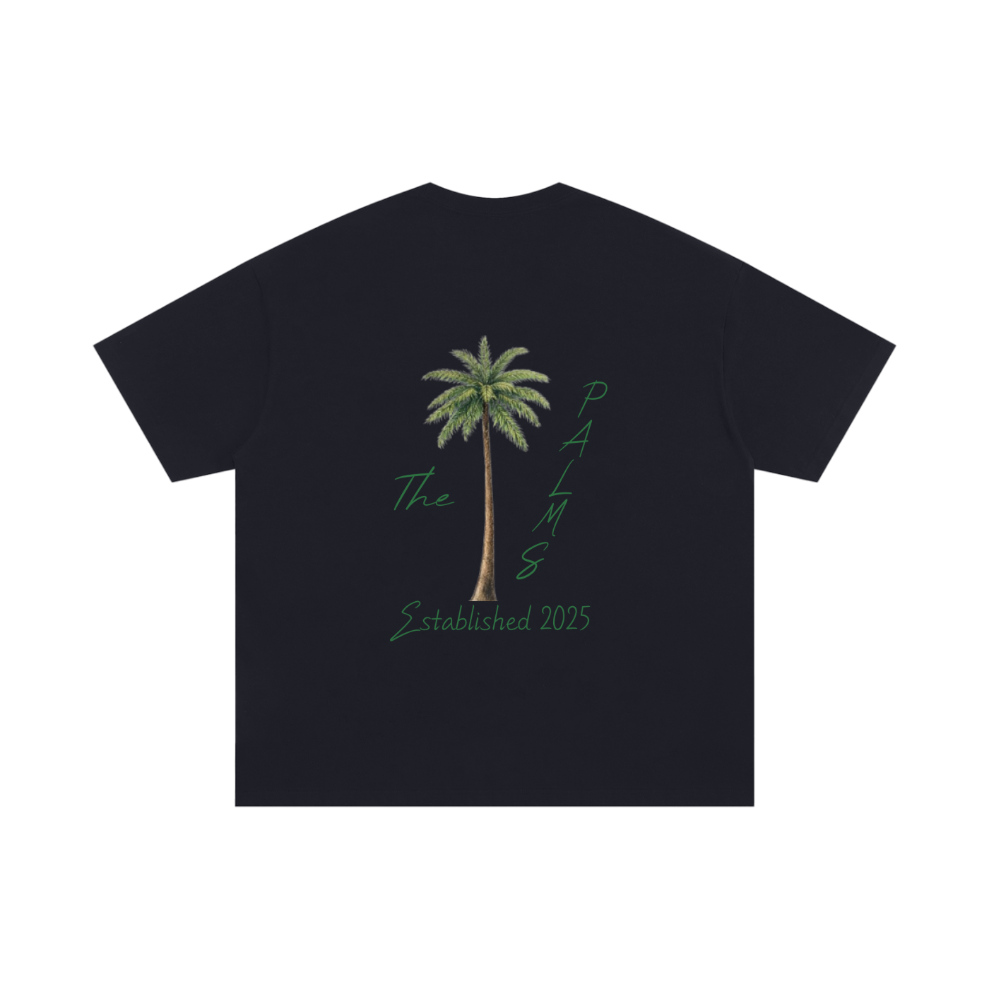 The Palms Graphic Unisex Oversized Cotton T-Shirt