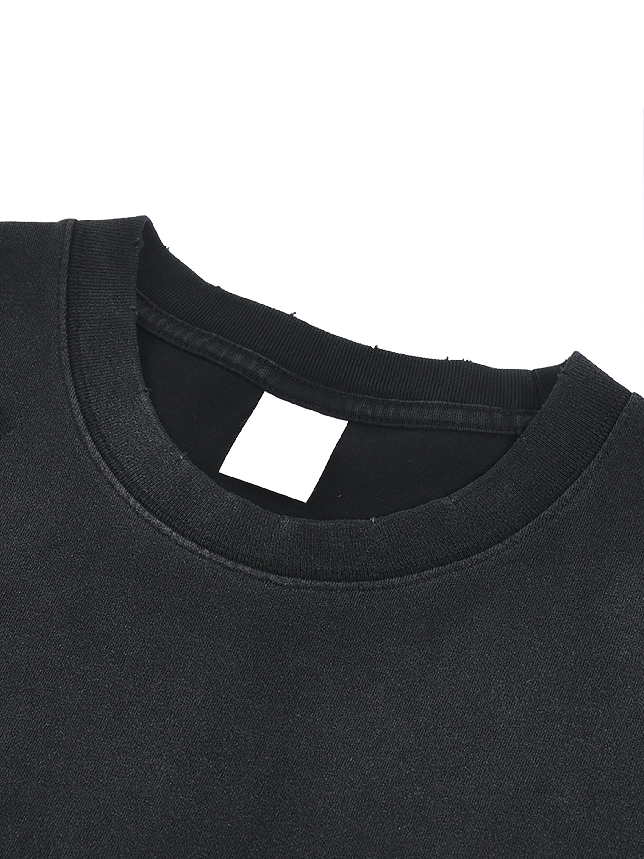 Hand-Frayed Sunfade Paint Splatter T-Shirt